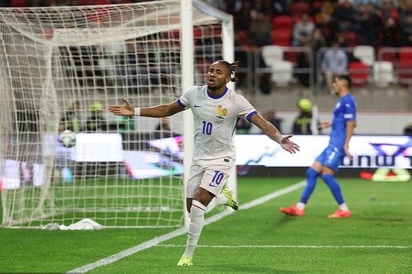 Nkunku France Away Jersey Euro 2024